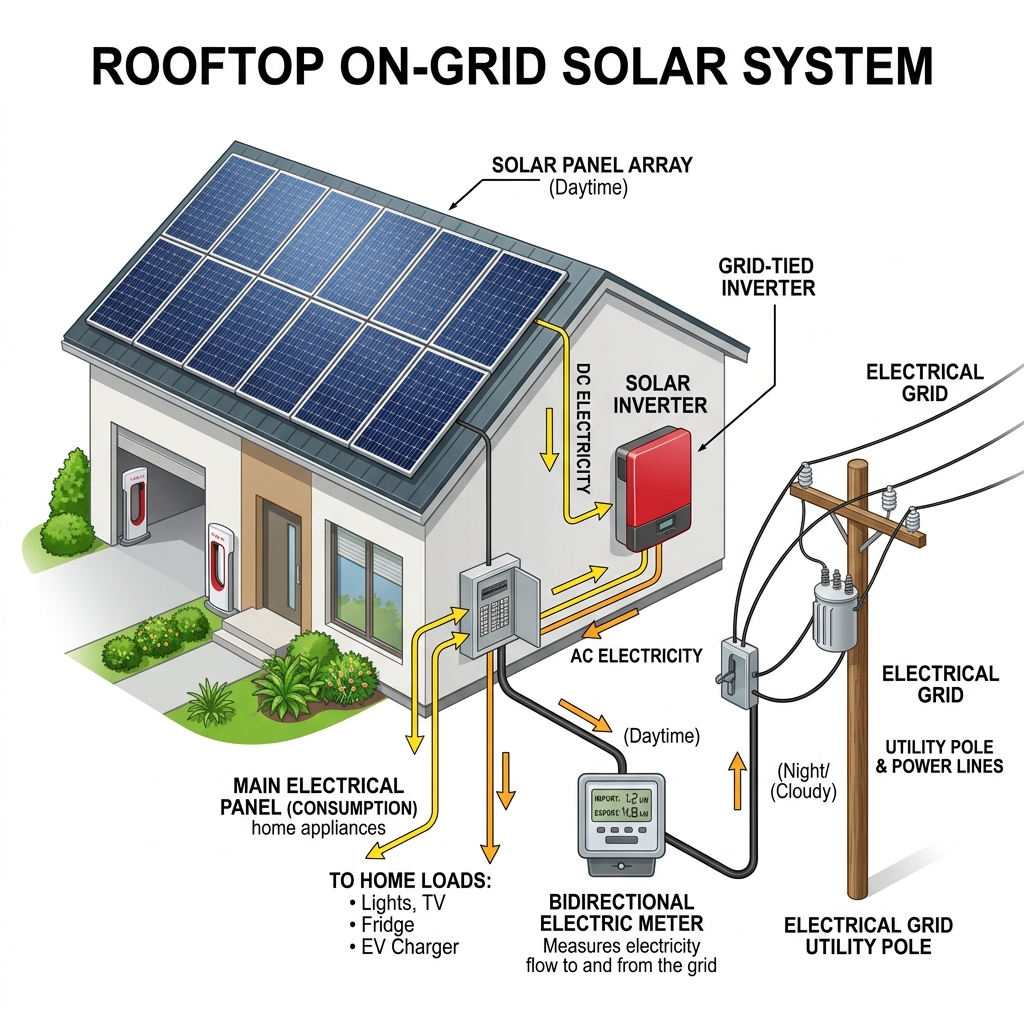 On-Grid Solar System