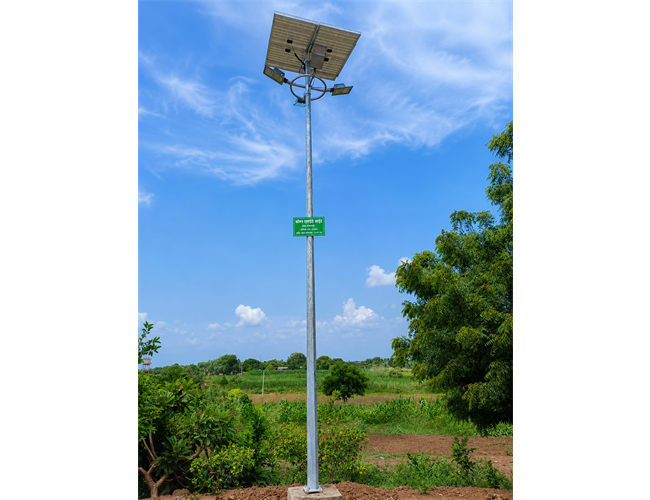 Solar High Mast Light Pole
