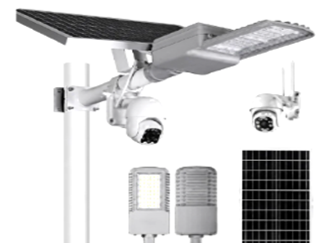 Solar Street Light with CCTV Camera