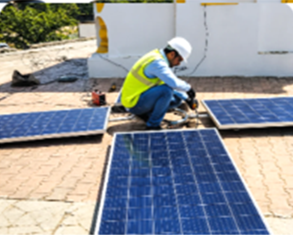 Solar Panel Technician Work