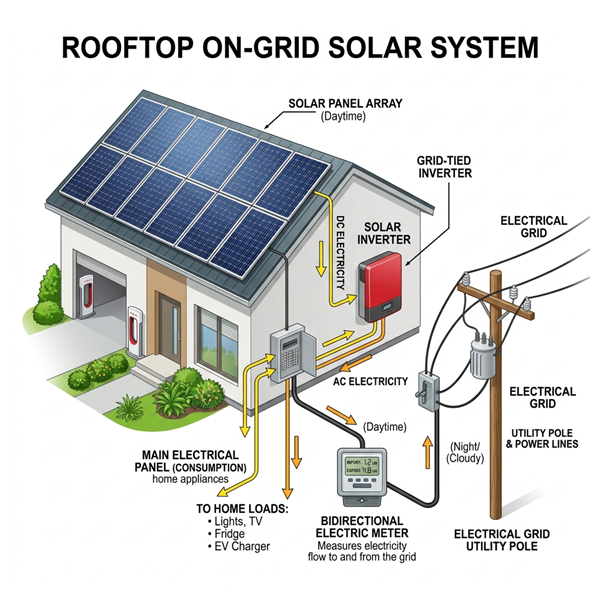 On-Grid Solar System